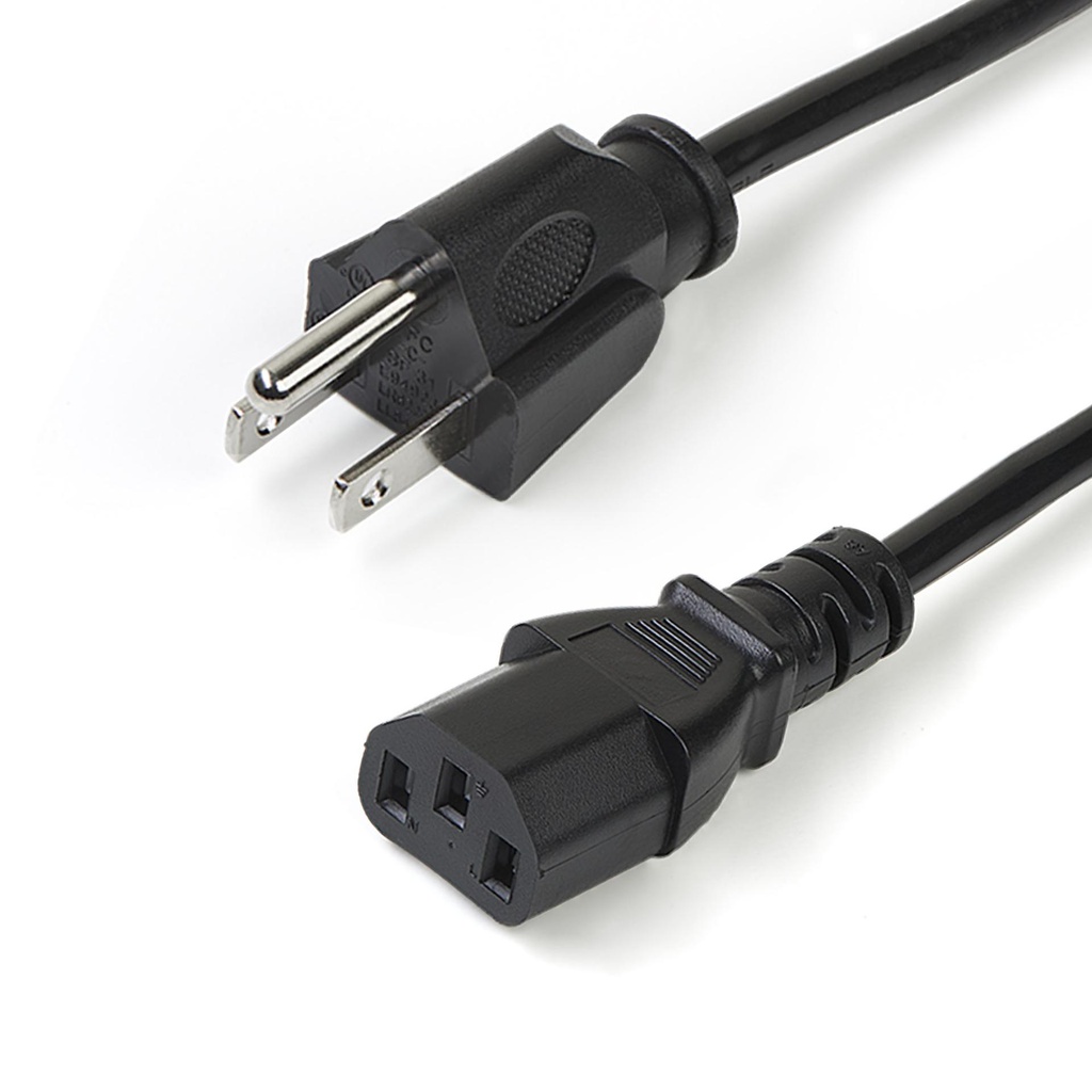 StarTech.com PXT1011010PK, 3 m, NEMA 5-15P, Coupleur C13, SVT, 125 V