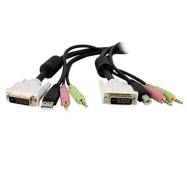 StarTech.com DVID4N1USB10 KVM cable