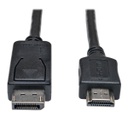 Tripp Lite Câble adaptateur DisplayPort vers HDMI (M/M), 3,1 m (10 pi)