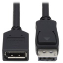 Tripp Lite P579-006, 1,8 m, DisplayPort, DisplayPort, Mâle, Femelle, Noir