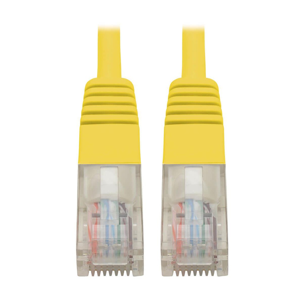 Tripp Lite N002-002-YW, 0,61 m, Cat5e, U/UTP (UTP), RJ-45, RJ-45