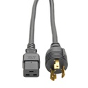 Tripp Lite P040-012-P30, 3,7 m, NEMA L6-30P, Coupleur C19, 100 - 250 V, 20 A