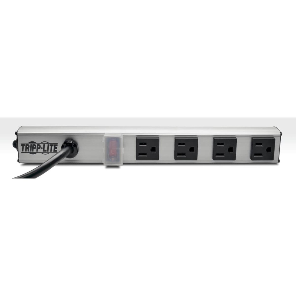 Tripp Lite 4 x NEMA 5-15R Out, 1 x 5-15P In, 1.8m Cable (PS120406)