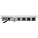 Tripp Lite 4 x NEMA 5-15R Out, 1 x 5-15P In, 1.8m Cable (PS120406)