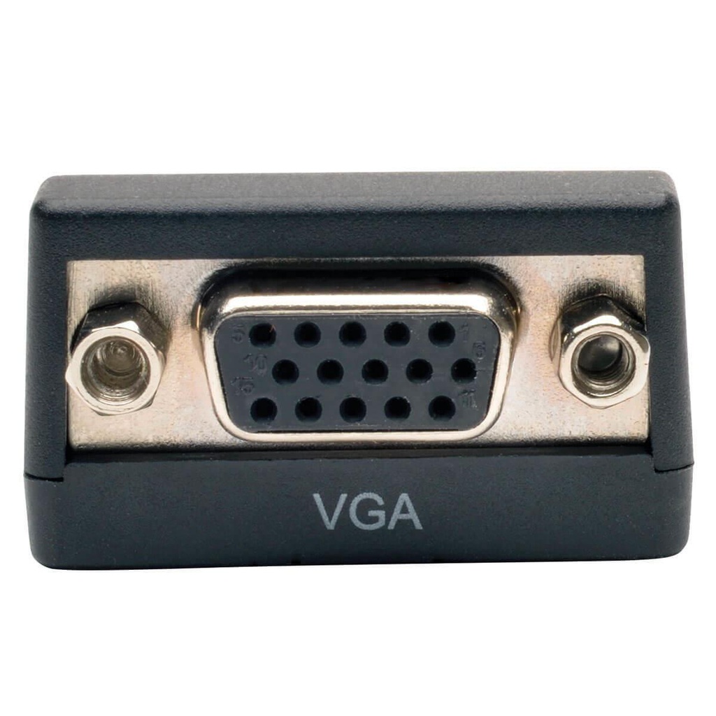 Tripp Lite P134-000-VGA-V2, DisplayPort, VGA, Noir
