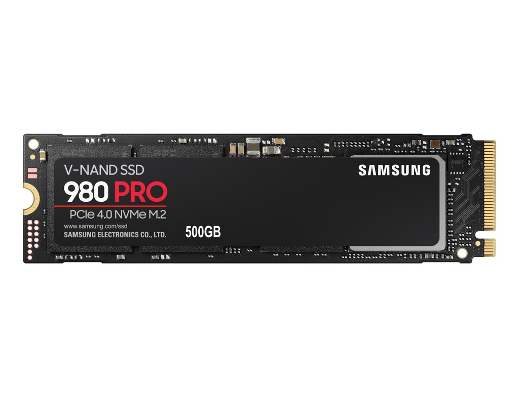 Samsung 980 PRO, 500 Go, M.2, 6900 Mo/s (MZ-V8P500B/AM)
