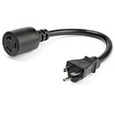 StarTech.com PAC520PLR3, 0,9 m, NEMA L5-20P, NEMA L5-20R, SJT, 125 V, 13 A