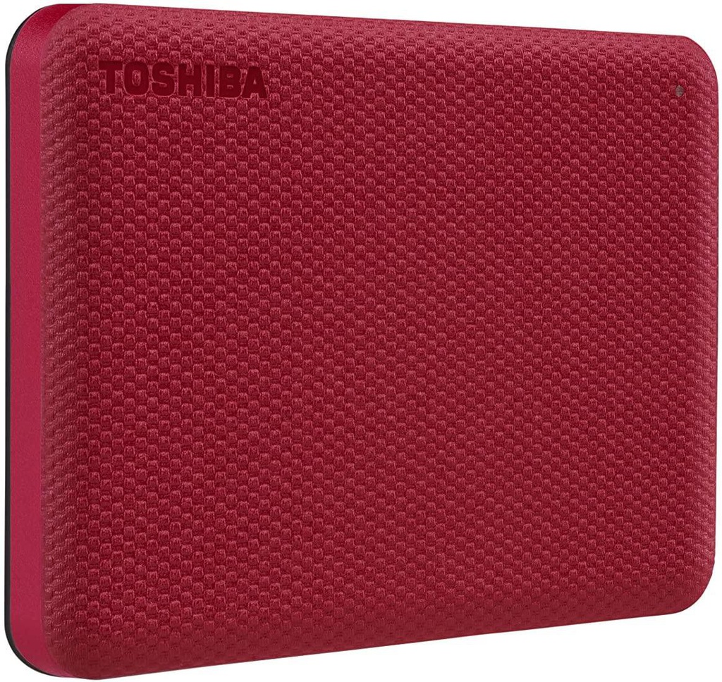 Toshiba 2 TB, USB 3.0, 5 Gb/s, 78 x 109 x 14 mm, 149 g, Red (HDTCA20XK3AA)