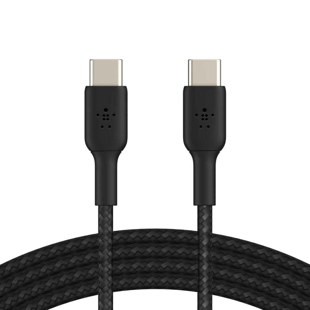 Belkin USB-C - USB-C, 2 m, Noir (CAB004BT2MBK)