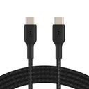 Belkin USB-C - USB-C, 2 m, Noir (CAB004BT2MBK)