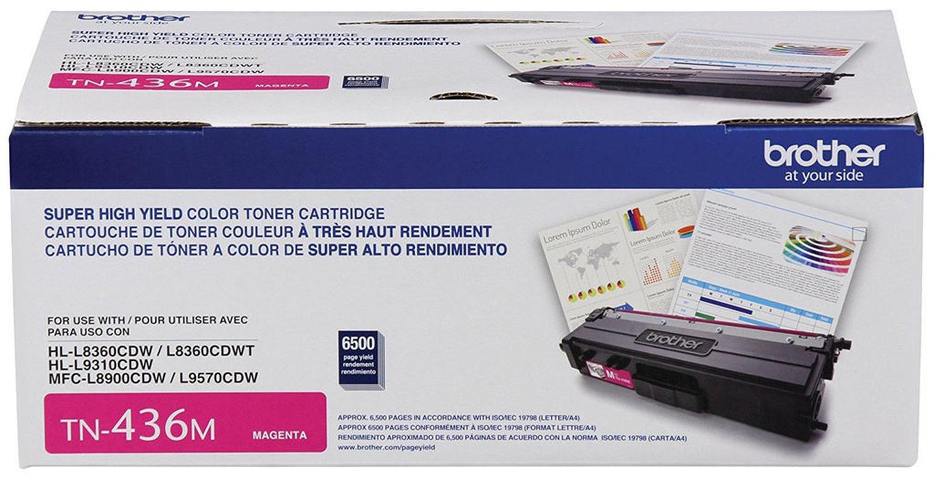Brother TN-436M, 6500 pages, Magenta, 1 pc(s) (TN436M)