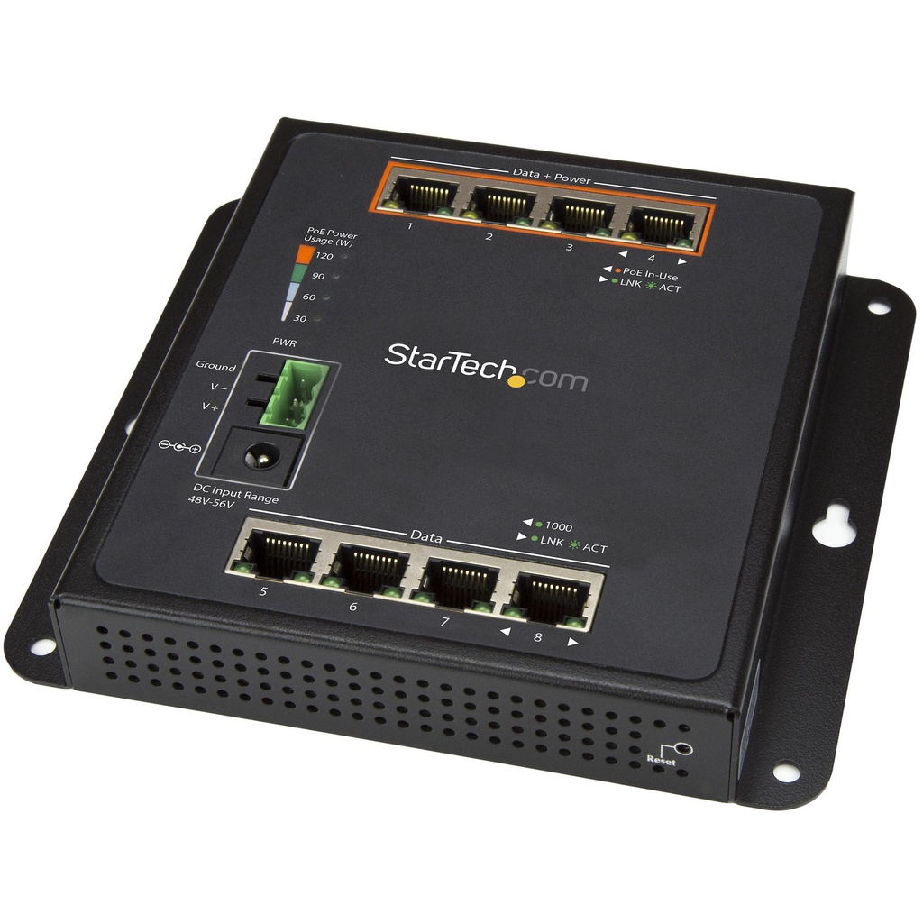 StarTech.com IES81GPOEW network switch