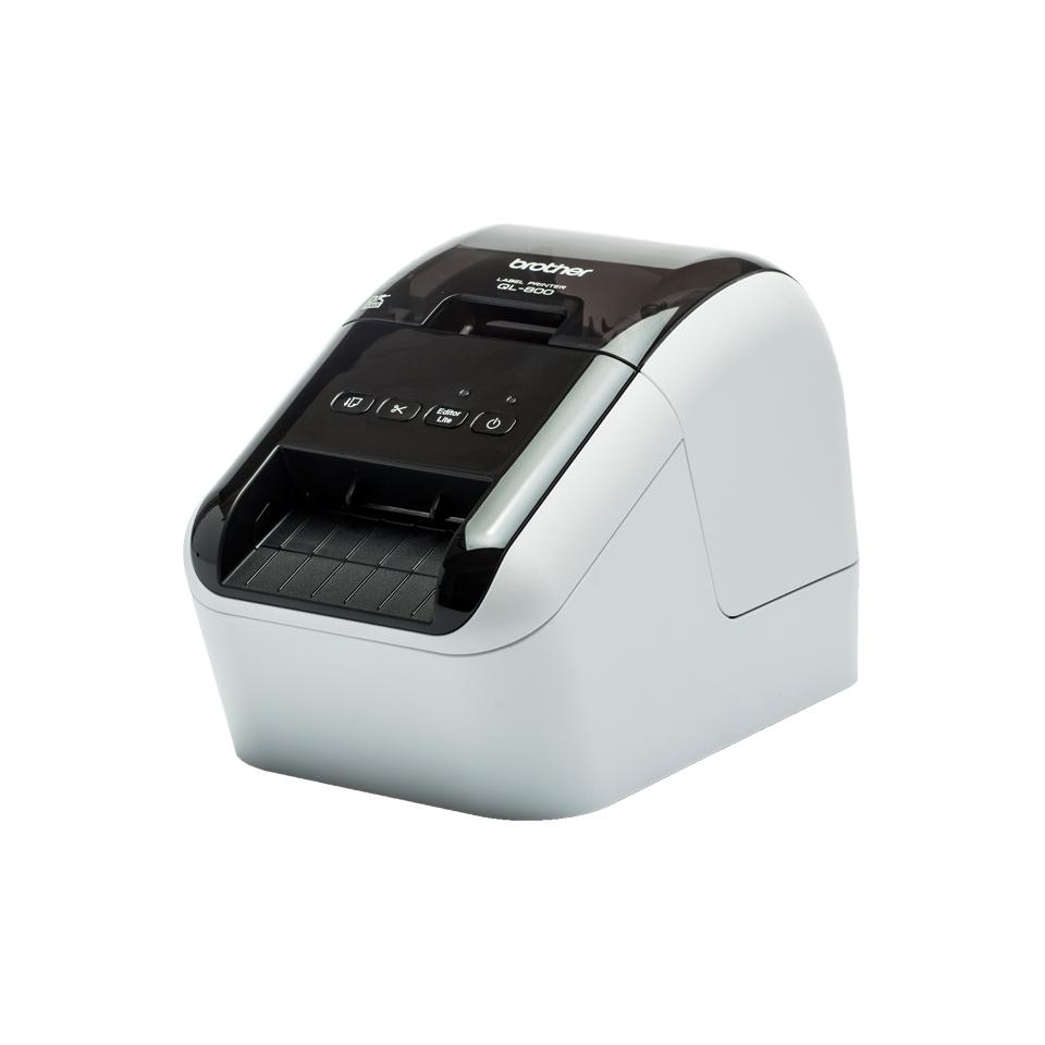 Brother Professional label printer, printing in red and black (QL800)