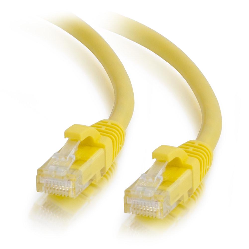 C2G Cat6a, UTP, 26AWG, PVC, Ø6mm, Yellow, 7ft (50747)