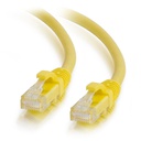 C2G Cat6a, UTP, 26AWG, PVC, Ø6mm, Yellow, 7ft (50747)