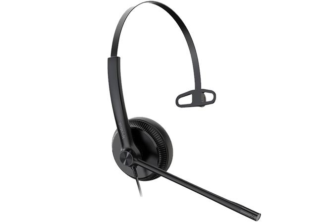 Yealink Mono, over-the-head, QD to RJ-9, noise-canceling, HD Voice (YHS34 MONO)