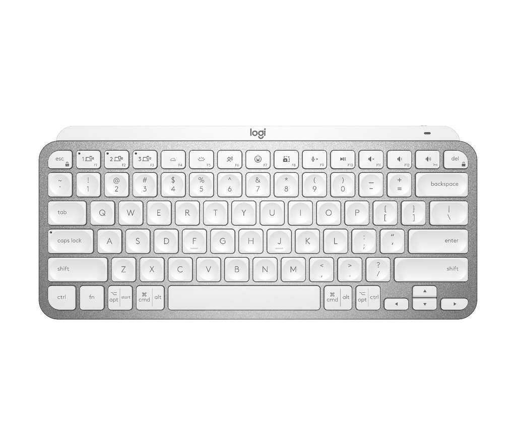 Logitech Bluetooth / Logi Bolt, 295,99 x 131,95 x 20,97 mm, 506,4 g, Gris pâle