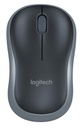 Logitech Wireless Mouse M185, RF Wireless, Grey (910-002225)