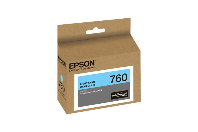 Epson Ultrachrome HD Light Cyan Ink, 25.9 ml (T760520)