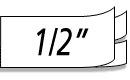 DYMO 1/2" Plastic Tape, D1, 3,96 m, 1,2 cm (16952)