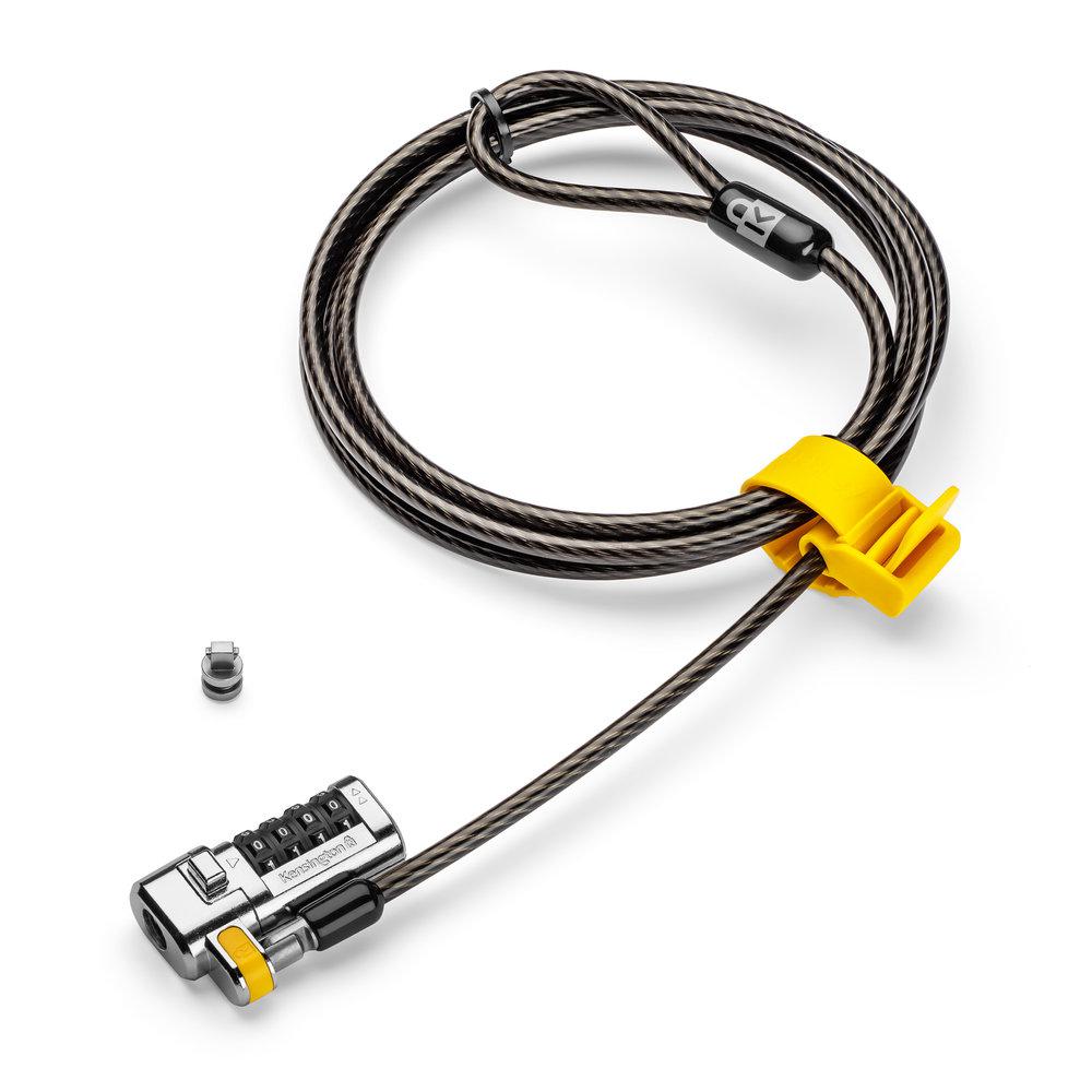 Kensington ClickSafe Combination Laptop Lock pour câble antivol à fente de sécurité en forme de coin