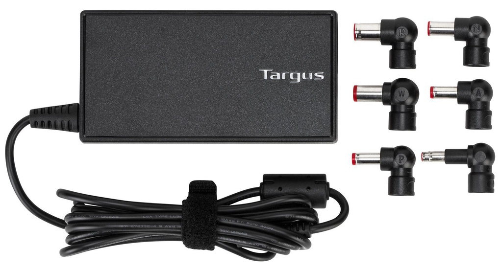 Targus Chargeur universel pour ordinateur portable, 90 W, noir (APA90US)