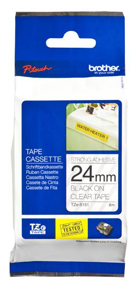 Brother TZeS151, TZ, 8 m, 1 pc(s), Blister, 2.4 cm
