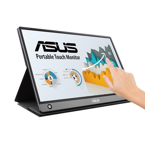 ASUS MB16AMT, 39,6 cm (15.6"), 1920 x 1080 pixels, 5 ms, Gris