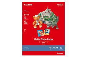 Canon Matte Photo Paper, 8.5&quot; x 11&quot;, 50 Sheets (7981A004)