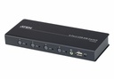 ATEN Commutateur KM sans limite USB à 4 ports (câbles inclus) (CS724KM)