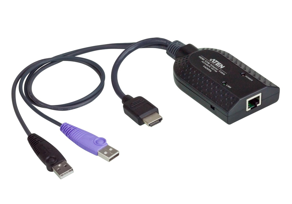 ATEN USB HDMI Virtual Media KVM Adapter with Smart Card Support (KA7168)