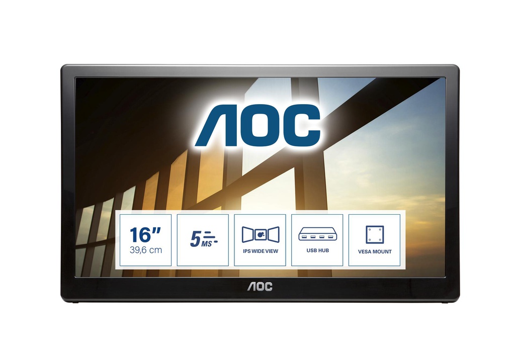 Moniteur d'ordinateur AOC 59 Series I1659FWUX