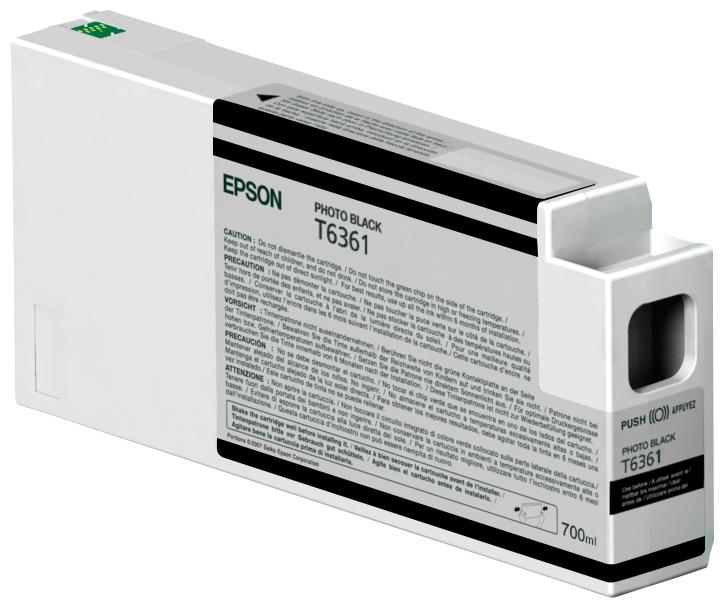Epson Singlepack Photo Black T636100 UltraChrome HDR 700 ml