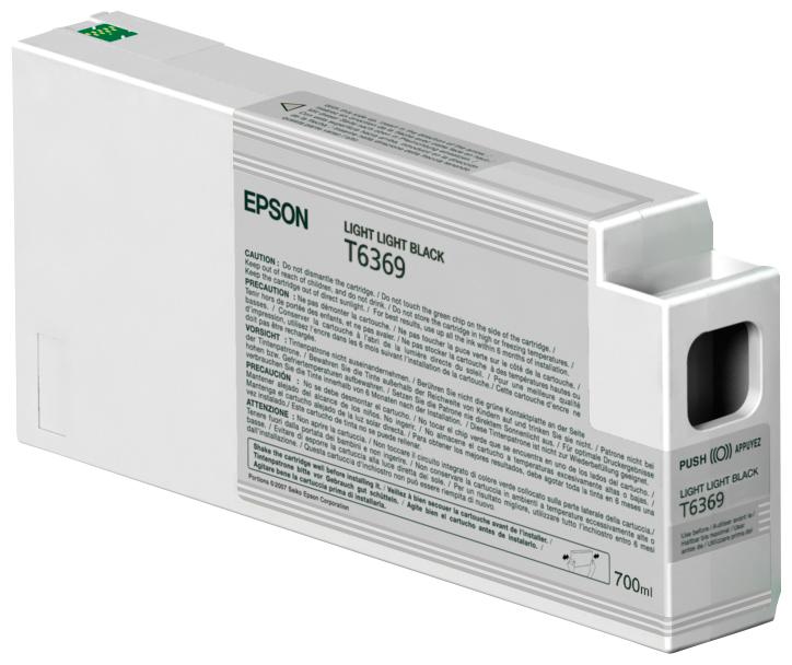 Epson Singlepack Light Light Black T636900 UltraChrome HDR 700 ml