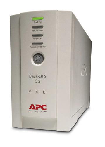 APC Back-UPS, Veille, 0,5 kVA, 300 W, Sinus, 160 V, 300 V (BK500EI)