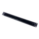 APC Horizontal Cable Organizer 1U w/brush strip (AR8429)