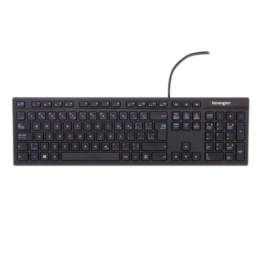 Kensington bilingual canadian keyboard, usb cable