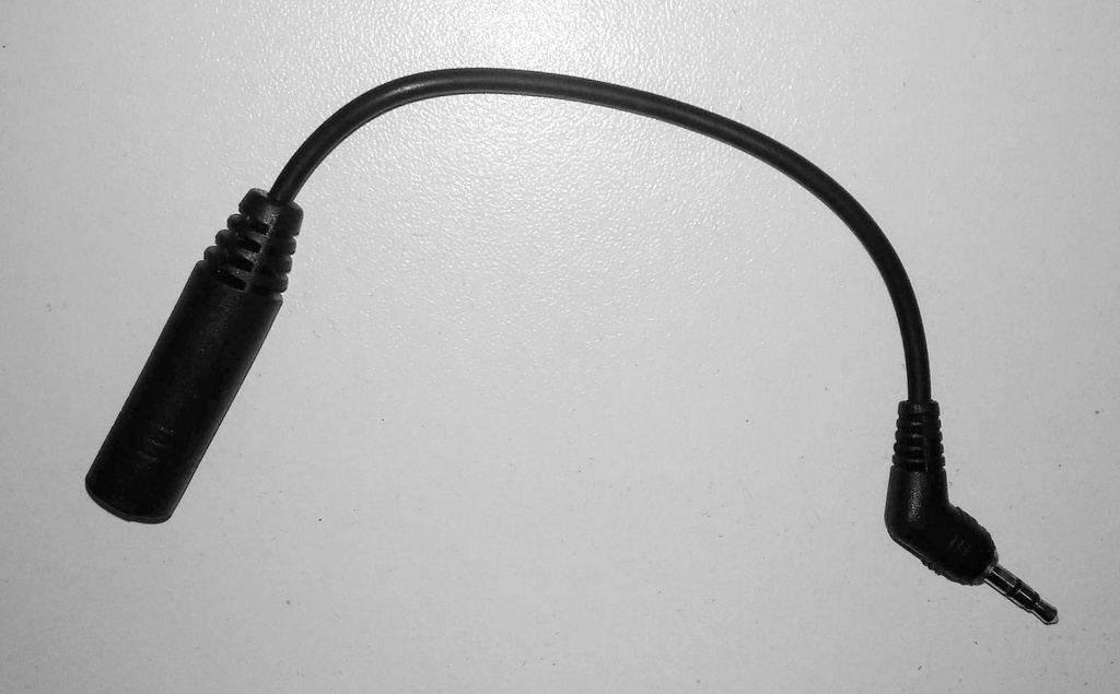 Câble adaptateur jack audio stéréo mâle 2,5 mm vers femelle 3,5 mm pour casque