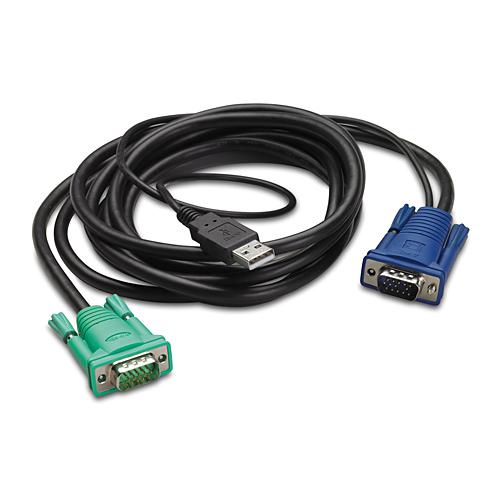 APC Câble USB KVM LCD intégré - 1,8 m (AP5821)