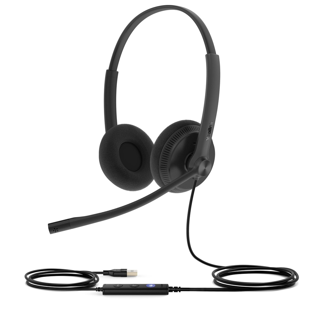 Yealink UH34 Lite Dual Teams, D28mm, 20Hz - 20kHz, 32Ω (UH34LITEDUOTEAMS)