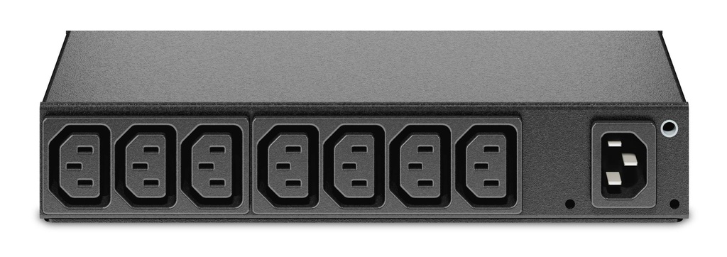 APC PDU en rack, de base, 0U/1U, 120-240V/15A, (8) C13, noir (AP6015A)