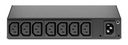 APC Rack PDU, Basic, 0U/1U, 120-240V/15A, (8) C13, Black (AP6015A)