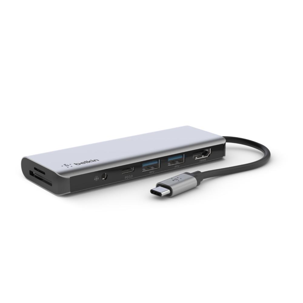 Belkin HDMI, USB-C, USB-A, SD/Micro SD, 100 W (PVC003BTSGY)