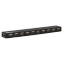 Tripp Lite Hub USB 10 ports avec alimentation et adaptateurs internationaux