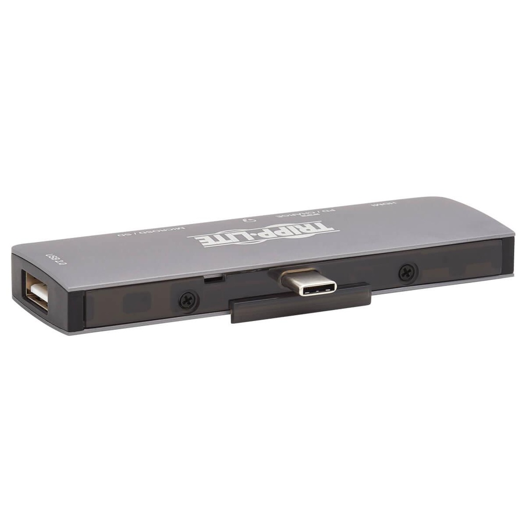 Tripp Lite U442-DOCK15-S, Toutes marques, USB Type-C, Gris