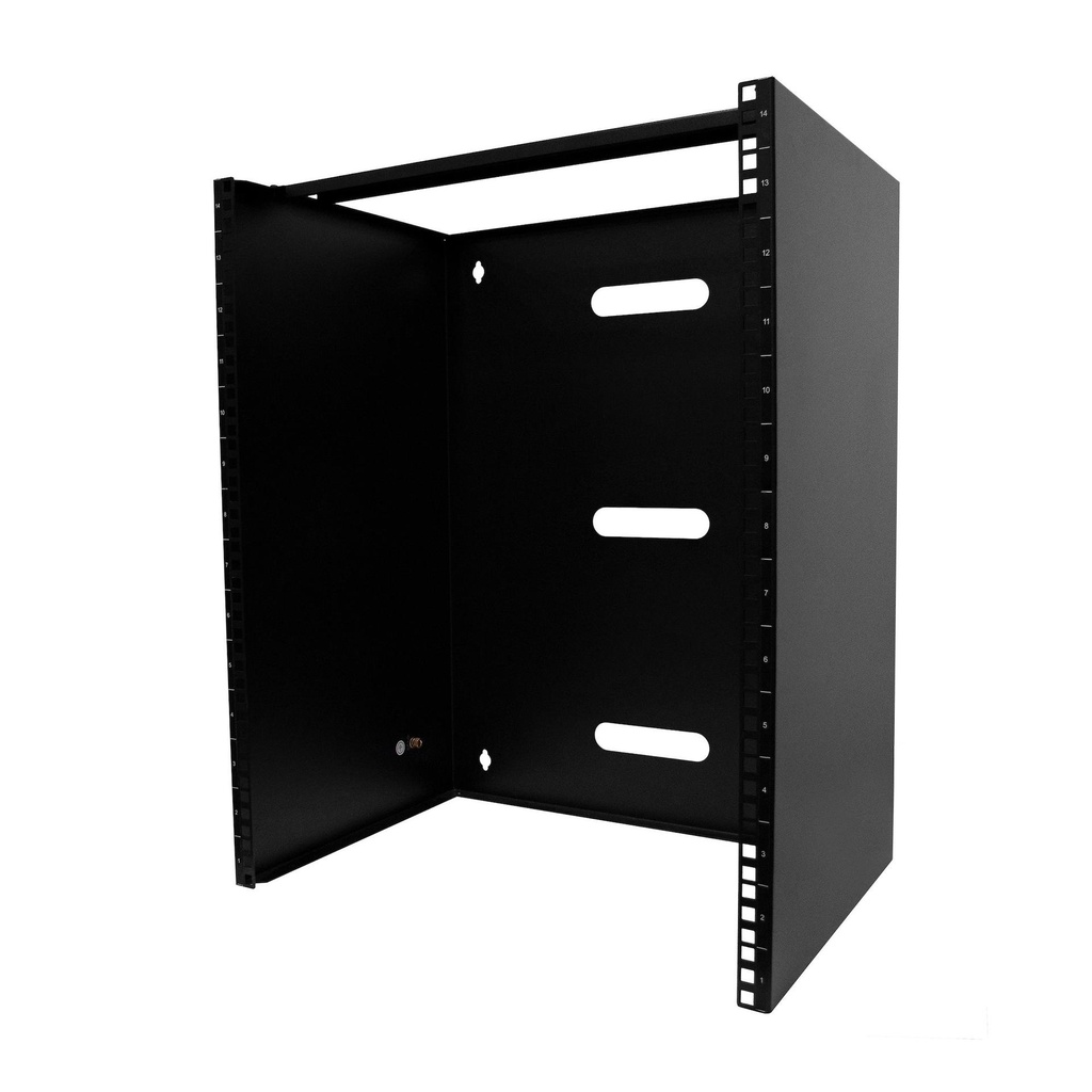 StarTech.com RACK-14U-14-BRACKET, Rack monté sur le mur, 14U, 35 kg, 5 kg, Noir