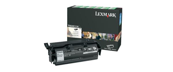 Lexmark T654, T656 cartouche d'encre du programme de retour à très haut rendement cartouche d'encre