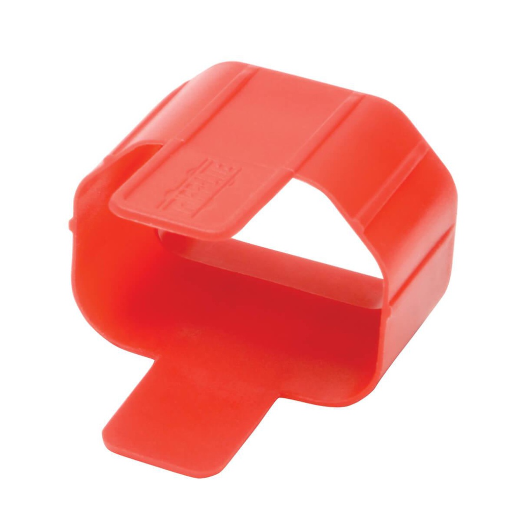 Tripp Lite Plug-Lock Inserts (C14 power cord to C13 outlet), Red, 100 pack