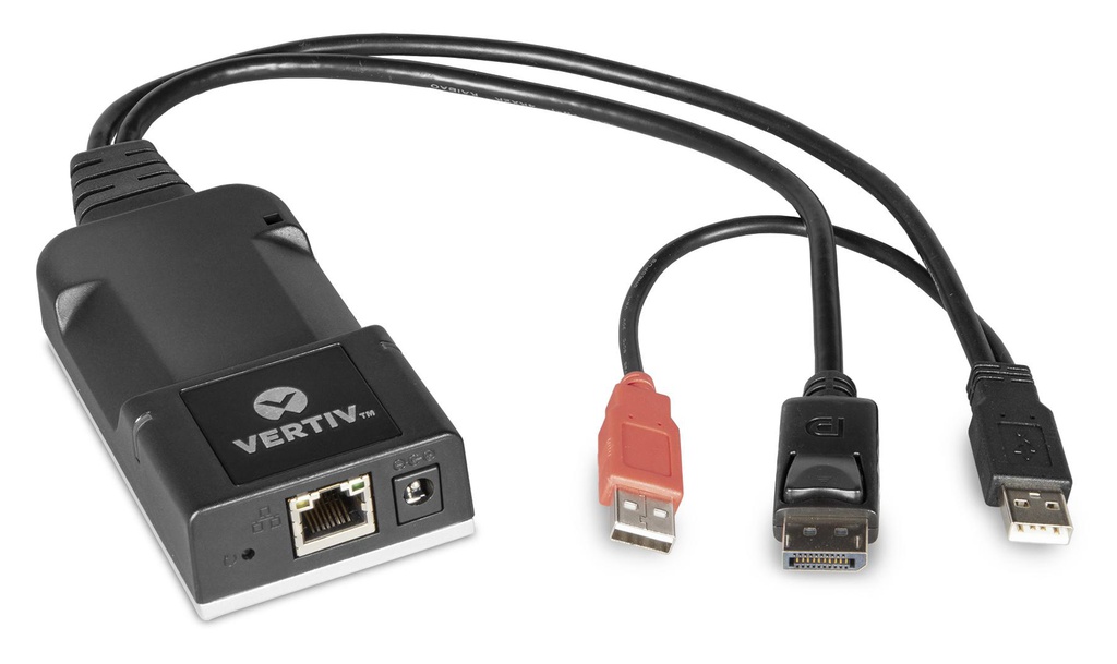 Extension KVM Vertiv Avocent HMXTX DP, USB 2.0, AUDIO, ZERO U