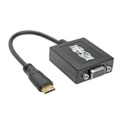 Tripp Lite Mini HDMI to VGA Adapter Video Converter, (M/F), 6-in. (15.24 cm)